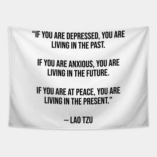 Lao Tzu Quote Tapestry