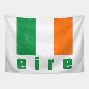 Eire / Irish Flag Retro Style Design Tapestry