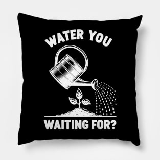 Water You Waiting For? Pillow