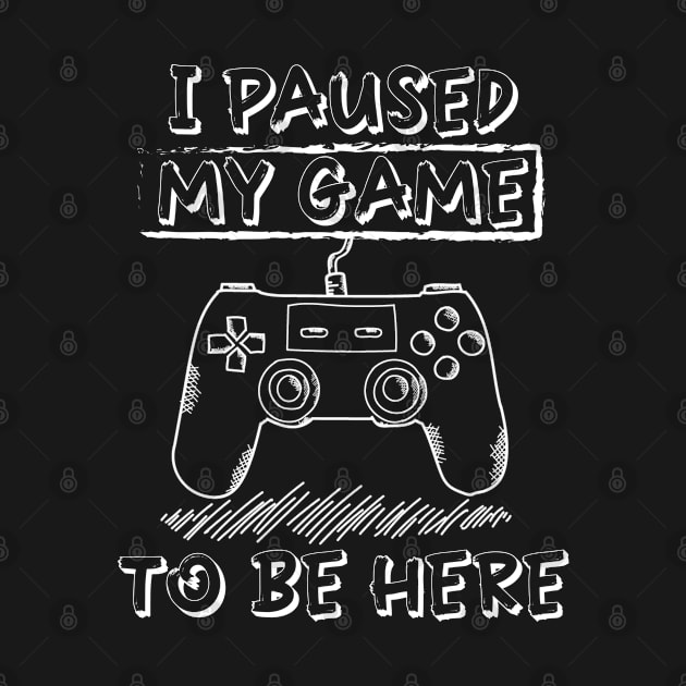 I Paused My Game To Be Here by irenelopezz