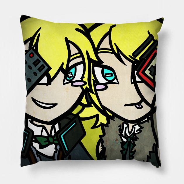 Rin + Len | Remote Controller Pillow by ScribbleSketchScoo