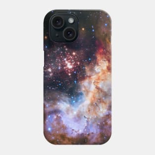 Hubble Celestial Fireworks Image of Star Cluster Westerlund 2 Phone Case