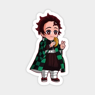 Demon Slayer Kamado Tanjirou Kawaii Color Magnet