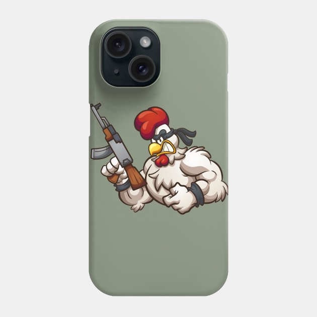 Tough chicken Phone Case by memoangeles