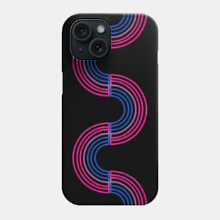 Bisexual Neon Light Rainbow 1 Phone Case