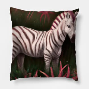 Pink Zebra Pillow