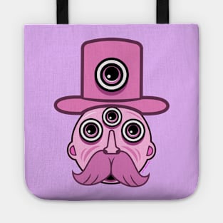 Tophat Moustache Weirdo Tote