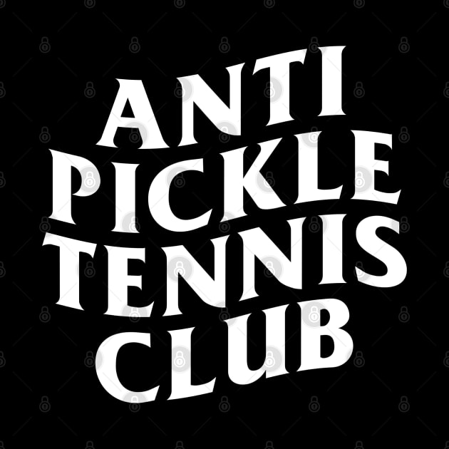 Anti Pickleball Tennis Club by CoVA Tennis