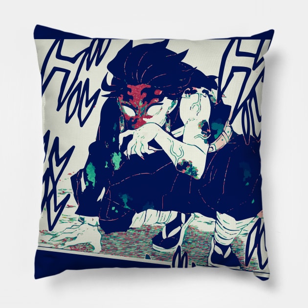 Manga Panel [Demon 1] Pillow by In Fandom