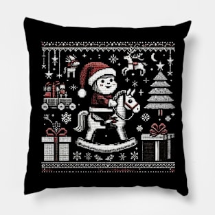 Baby Santa's Parade Pillow