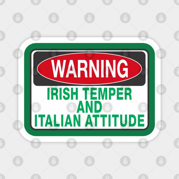 ITALIAN ATTITUDE Magnet by ishopirish