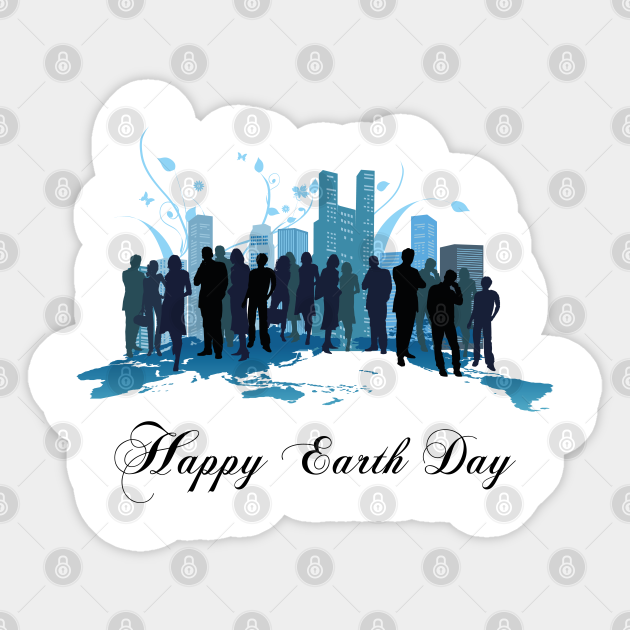 happy earth day happy earth day cute funny sticker teepublic