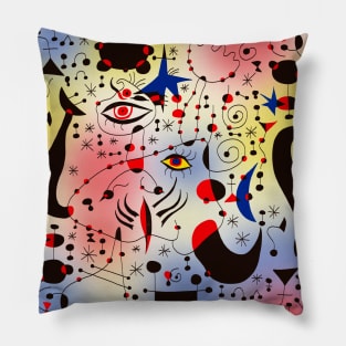 Miro Colorful Pattern Pillow