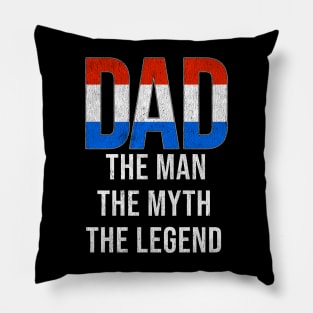 Dutch Dad The Man The Myth The Legend - Gift for Dutch Dad With Roots From Dutch Pillow