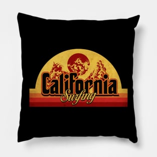 California Surfing Style Pillow