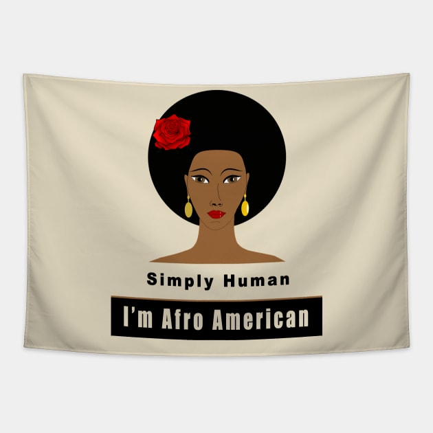 I'm Afro American Tapestry by Obehiclothes