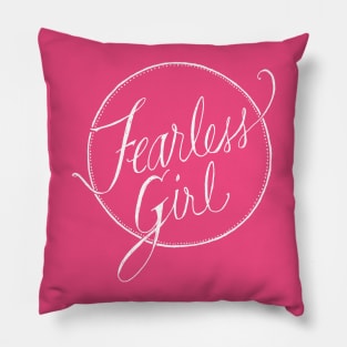 Fearless Girl Pillow