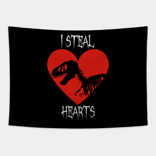 I steal Heart Funny Valentine's Day Quote gift Tapestry