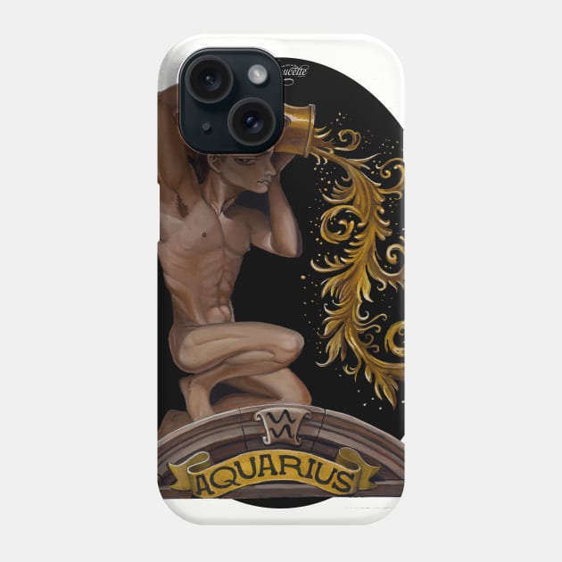 AQUARIUS Phone Case by TOBOLAND