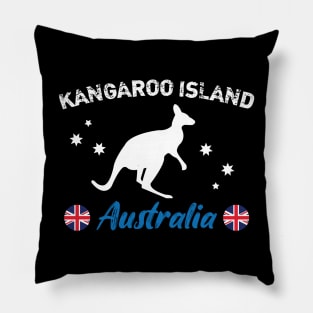 Australia Day Shirt Funny Australian Kangaroo Vintage Pillow