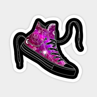 Libra high tops - Space canvas Magnet