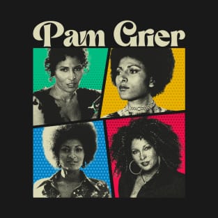 Pam Grier Comics White T-Shirt