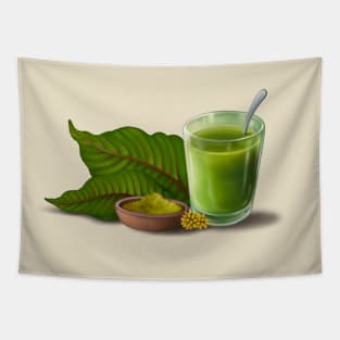 Kratom Mitragyna Set Tapestry