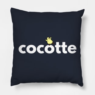 Ma Cocotte French Poulette Chérie French Girl Pillow