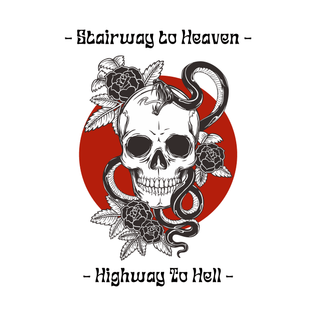 Heaven or Hell – Skull Embracing the Chaos by Positive Lifestyle Online