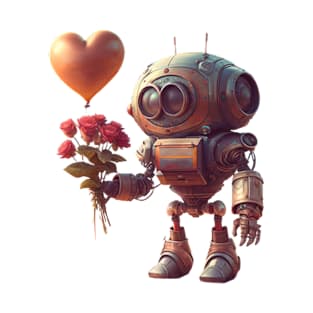 Valentine Robot v01 T-Shirt