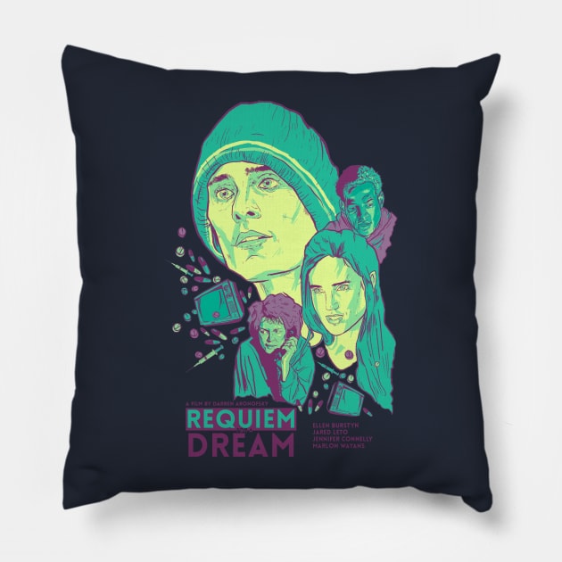 Requiem For A Dream Pillow by rjartworks