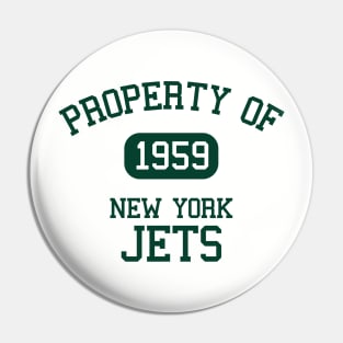 Property of New York Jets Pin