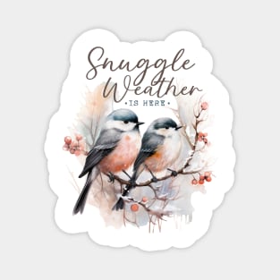 Winter Woodland Quote Magnet