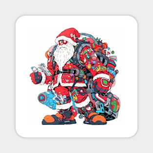 Santa Claus & Cyberpunk 3 Magnet