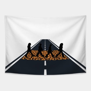 Leopard Crosswalk Tapestry