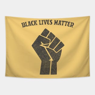 Black Lives Matter - Faded/Vintage Style / Black Power Fist Tapestry