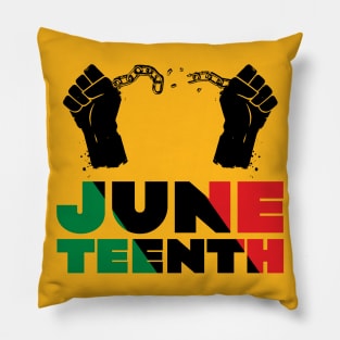 Juneteeth // Black Lives Matter Celebration Design Pillow