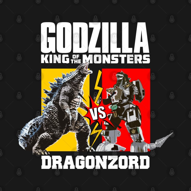 Godzilla King of the Monsters vs Dragonzord by Franstyas