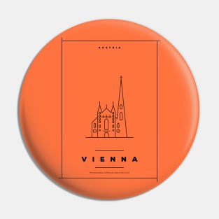 Vienna Minimal Poster Pin