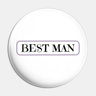 Best man on wedding day Pin