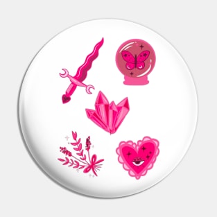 Pink collage pack Pin