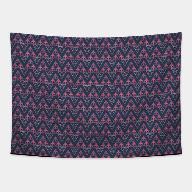 TRIANGLES PATTERN Tapestry by droidmonkey