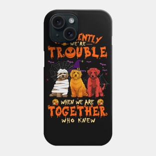 Apparently We're Trouble When We Are Together tshirt  Doodle Halloween T-Shirt Phone Case