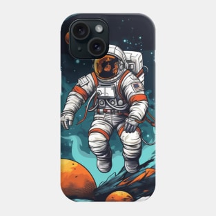 astronaut vintage Phone Case