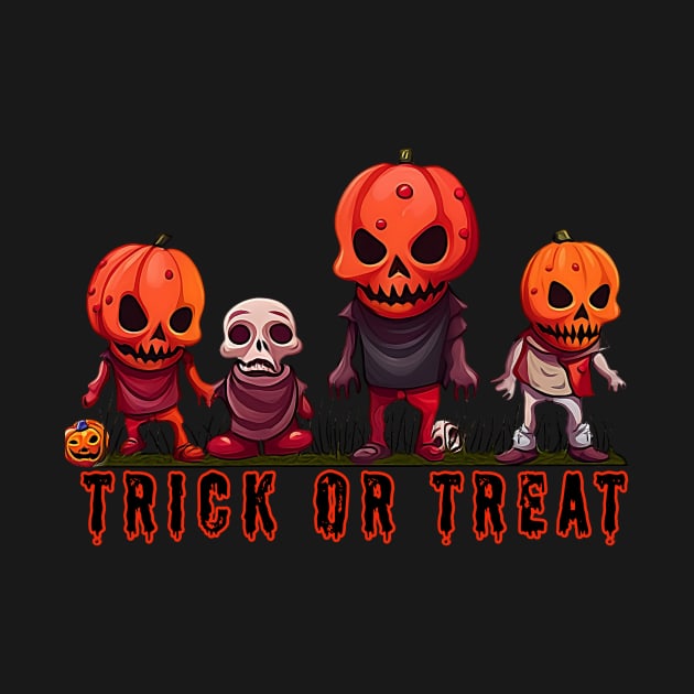 Trick or Treat! Little Monsters by Atomic City Art