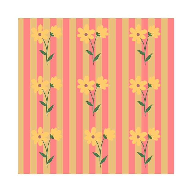 floral and strips 2 by Prettythings30