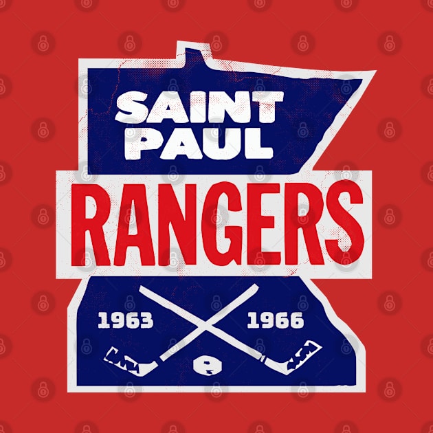 Retro St Paul Rangers Hockey by LocalZonly