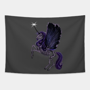 Darkness Unicorn Tapestry