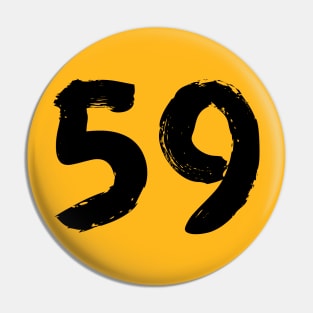 Number 59 Pin