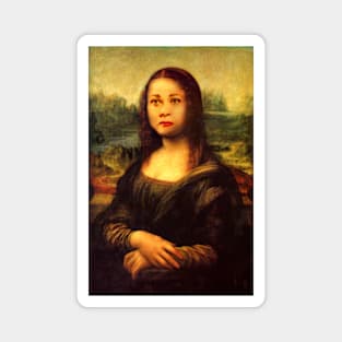 Mommie Dearest Mona Lisa Magnet